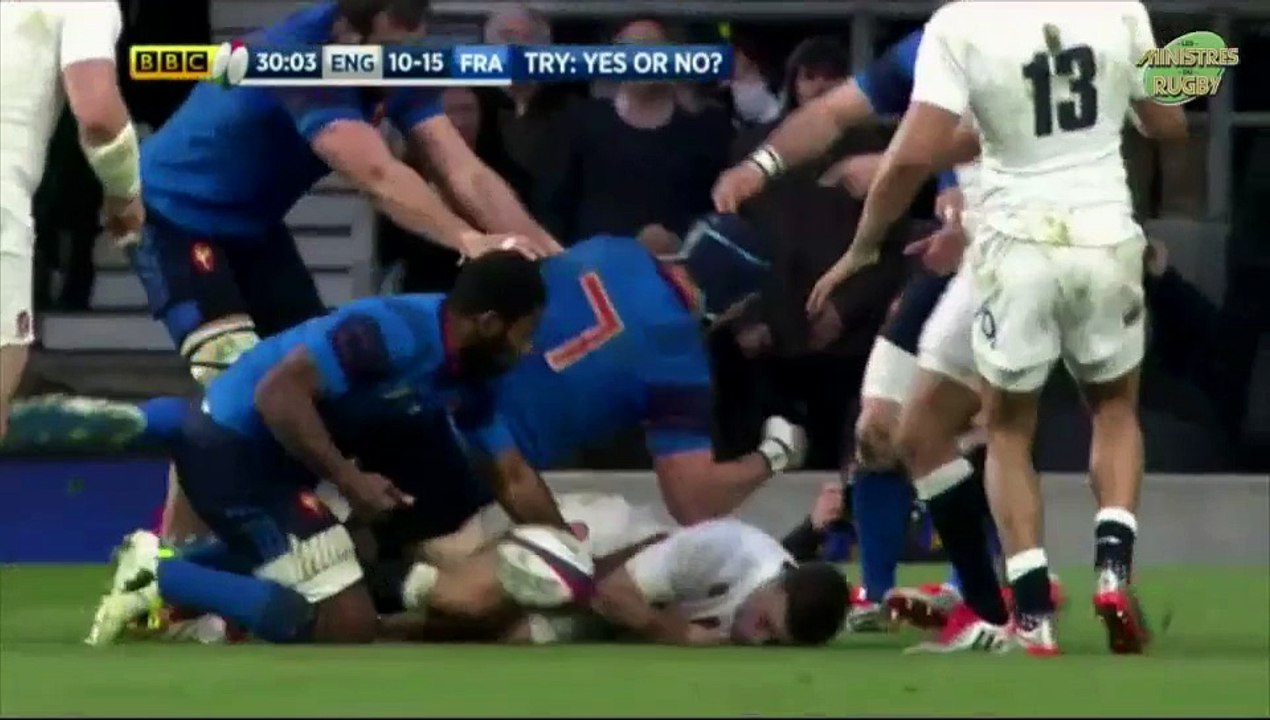 Les Ministres 2 - Point arbitrage n°2 avec la mêlée et l'essai anglais