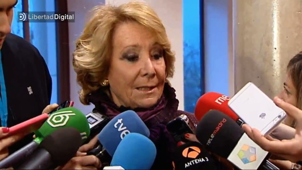 Esperanza Aguirre: "Los chismosos hunden al PP"