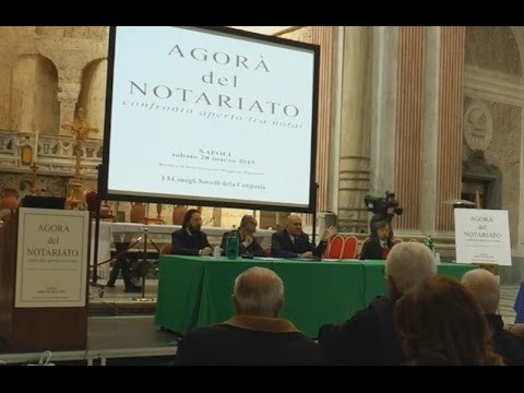 Napoli - Ddl concorrenza, Agorà di 700 notai (30.03.15)