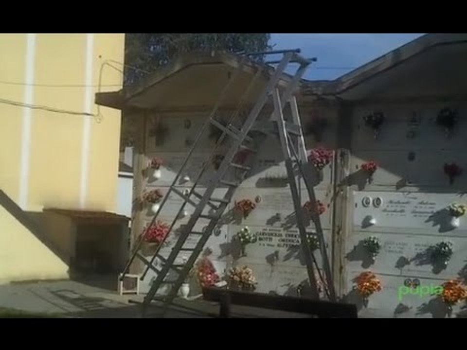 Aversa (CE) - Cimitero, l'Aifvs: "Le scale ora sono davvero sicure?" (30.03.15)