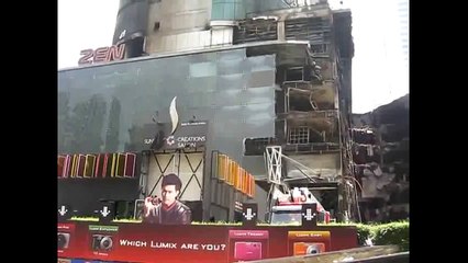 Thailandia - I resti del Central World di Bangkok