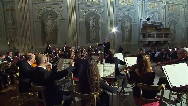 Roma - Mattarella al Concerto per L'Aquila (29.03.15)