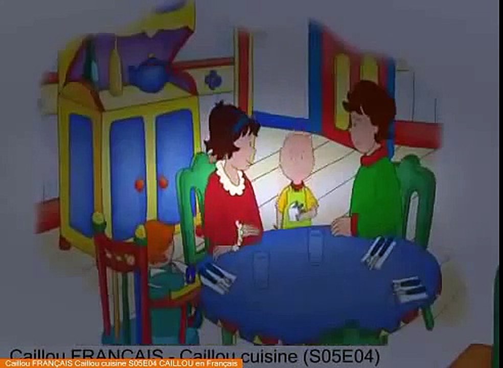 Caillou FRANÇAIS Caillou cuisine S05E04 CAILLOU en Français