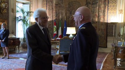 Download Video: Roma - Mattarella con il Capo di Stato Maggiore dell'Areonautica Militare (27.03.15)