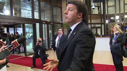 Bruxelles - Renzi al Consiglio europeo (20.03.15)