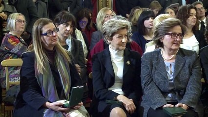 Roma - Mattarella alla celebrazione della Giornata Internazionale della Donna (07.03.15)