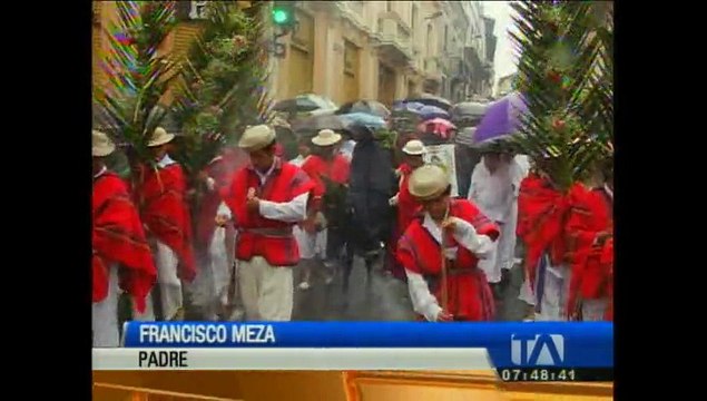 Los Fieles católicos conmemoraron el Domingo de Ramos