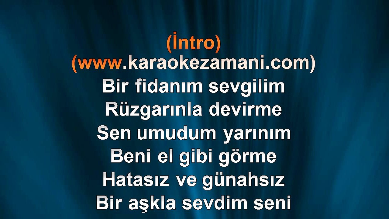 Ayhan Aşan - Ben Sana Yandım - 1996 TÜRKÇE KARAOKE