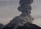 Spectacular Eruption From Volcán De Colima