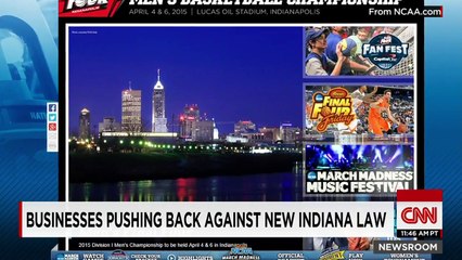 Gov. defends Indiana's 'religious freedom'...