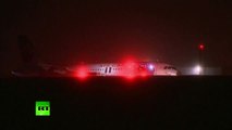 Air Canada flight 624 crash lands at Halifax Airport, loses wing, passengers safe