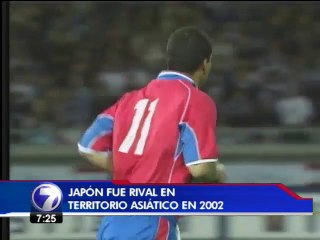 Costa Rica también enfrentó a Japón previo al Mundial del 2002