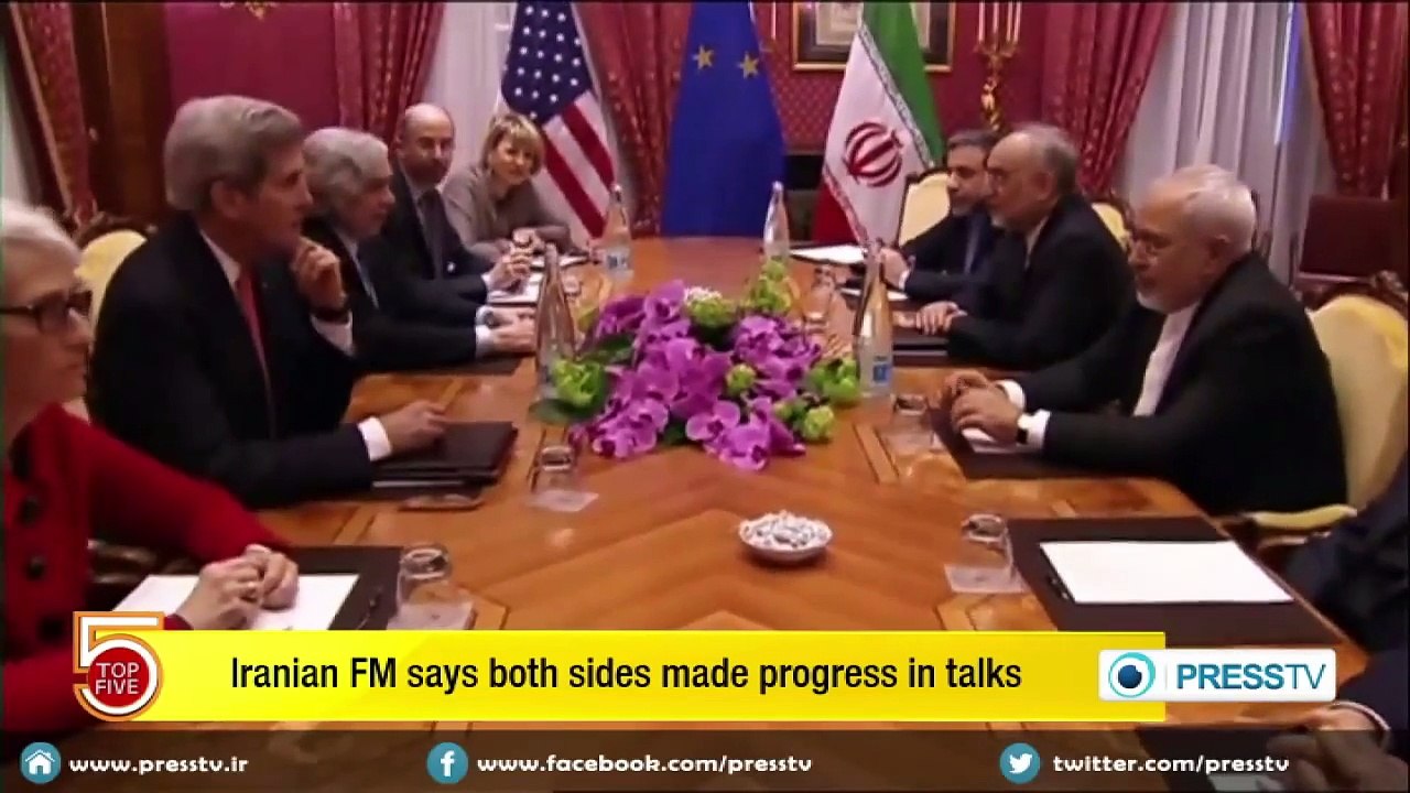 Iranian FM says both sides made progress in talks