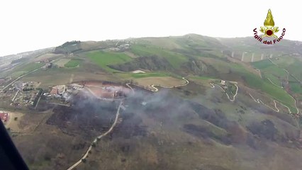 Teramo - Maltempo, esploso metanodotto, 3 feriti (06.03.15)