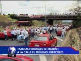 Taxistas se irán a huelga el próximo miércoles