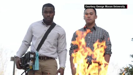 device that they say puts out fires with nothing but sound.