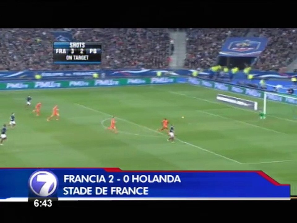 Francia 2 - 0 Holanda