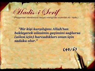 40 Önemli Hadis-i Şerif