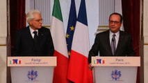 Déclaration conjointe avec le président italien Sergio Mattarella