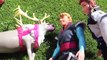 Anna Kidnapped! Frozen Family Kids, Anna, Kristoff CAMPING TRIP & HANS! Barbie Parody DisneyCarToys