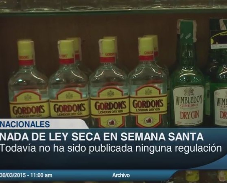Aún no hay regulación sobre expendio de licores en Semana Santa