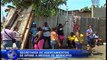 Personas desalojadas en la Isla Trinitaria reciben carpas como albergues