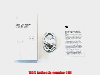 Скачать видео: Authentic Original Apple Iphone 4s 4 4g 3g 3gs 30 Pin Data Cable Charger Retail BOX