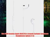 New OEM Genuine Apple Md827lla Earpods Earbuds Earphones Headphones Iphone 5 4s