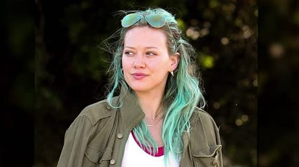 Hilary Duff Explains Why She Changed Her Hair to 'Mermaid' Blue