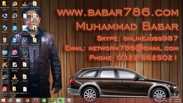 First Three Selectors for jQuery class 4 in Urdu and Hindi by babar786