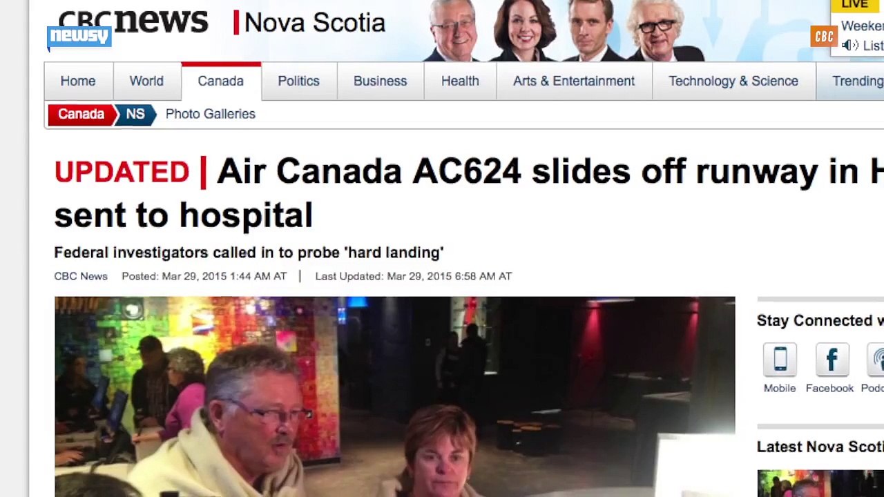 23 Hospitalized After Air Canada Flight Slides Off Runway
