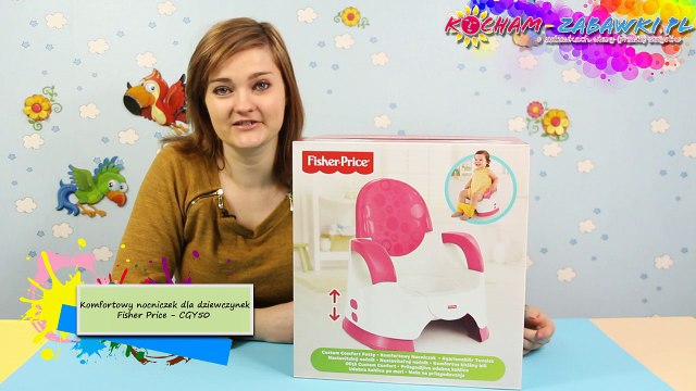 Custom Comfort Potty Training Seat For Girl / Komfortowy Nocniczek dla Dziewczynek - Fisher-Price -CGY50 - Recenzja