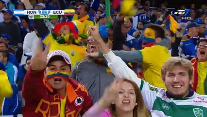 Gol: Honduras 1 - 1 Ecuador