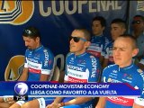 Equipo Coopenae-Movistar-Economy asiste a la Vuelta con tres campeones