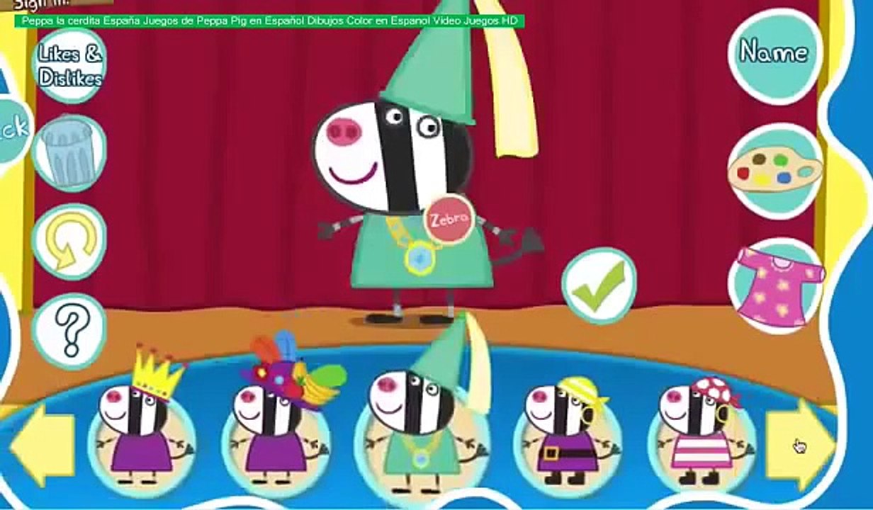 Peppa la cerdita España Juegos de Peppa Pig en Español Dibujos Color en Espanol Video Juegos HD
