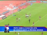 Pinto no descarta caras nuevas en la próxima convocatoria