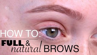 How To: Full & Natural Brows- Jkissamakeup