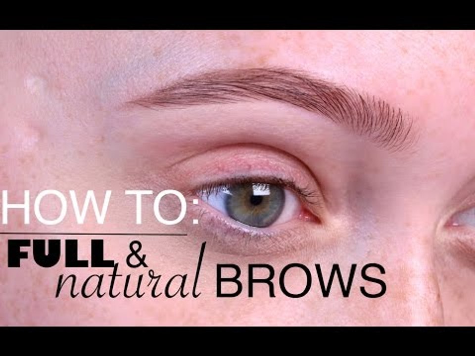 How To: Full & Natural Brows- Jkissamakeup