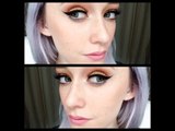 How To: Bold Orange & Green Eyeshadow Makeup Tutorial - Inglot Cosmetics