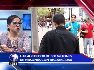 Una tica representa a los discapacitados ante la ONU