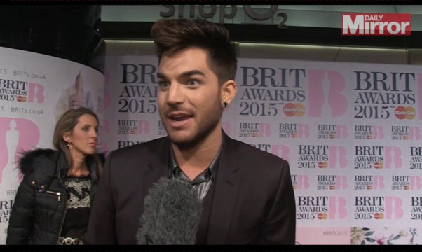 Daily Mirror Interview With Adam Lambert At The Brits Award