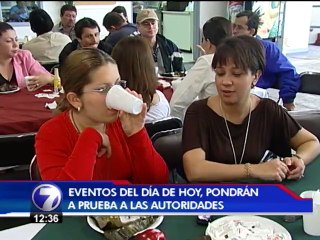 Tres eventos nocturnos pondrán a prueba a autoridades de seguridad