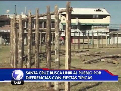 Santa Cruz insiste en realizar fiestas típicas en la plaza Los Mangos