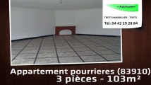A louer - Appartement - pourrieres (83910) - 3 pièces - 103m²