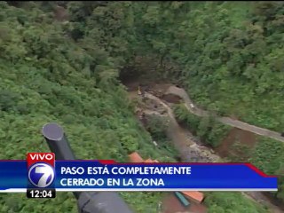 Sobrevuelo evidencia daños producto de cabeza de agua en Catarata de La Paz