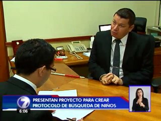 Presentan proyecto para crear protocolo de búsqueda inmediata de menores