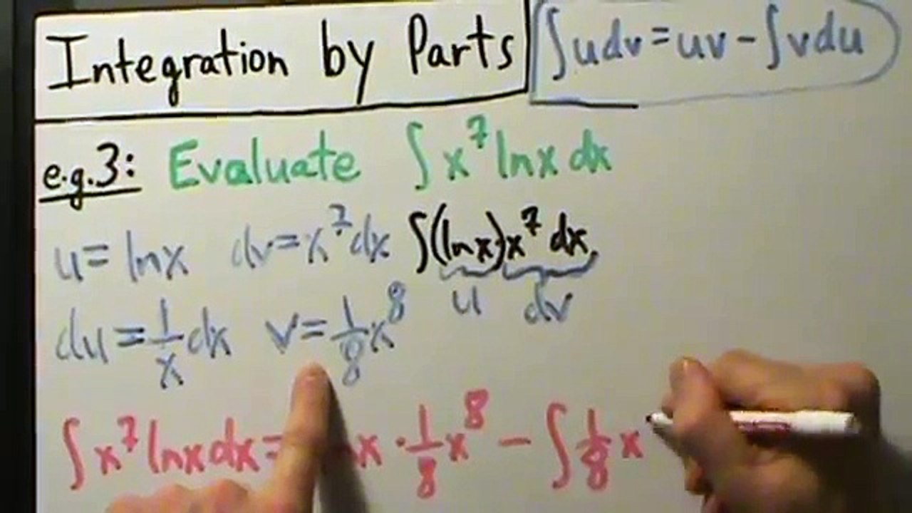 Calculus II - Integration by Parts - Example 3 (Indefinite)