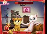 ♥♥Kissing Game Talking Tom And Angela with Ginger and Mouse Game for Little Kids♥♥