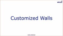 Customized walls - aesthetic solutions for Homes and Buildings