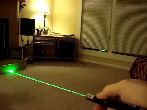 Pointeur laser vert 200mW brillant